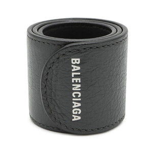 Balenciaga Cycle Bracelet Leather BALENCIAGA 483272 Black